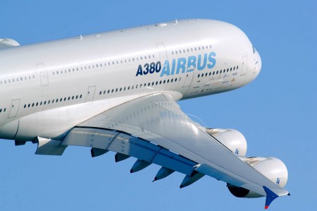 Ala de un Airbus A380