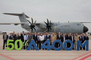 En 2017 Airbus ha entregado una veintena de A400M, incluido el ejemplar número 50.