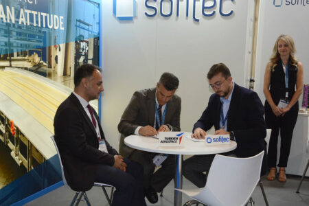 Sofitec y Turkish Aerospace firmaron un nuevo contrato durante ADM Sevilla 2026.