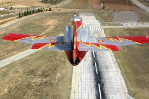 Cerca de la mitad de los C-101 de la AGA lucen los colores de la Patrulla Águila