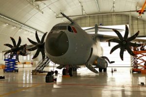 El Ala 31 ha construido dos nuevos hangares en la base de Zaragoza para albergar a los A400M