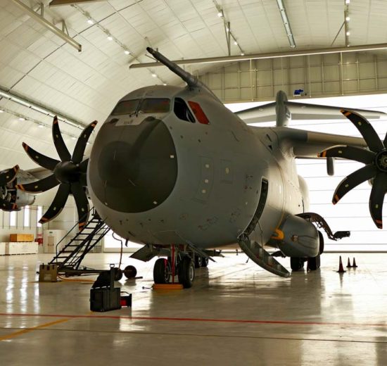 El Ala 31 ha construido dos nuevos hangares en la base de Zaragoza para albergar a los A400M