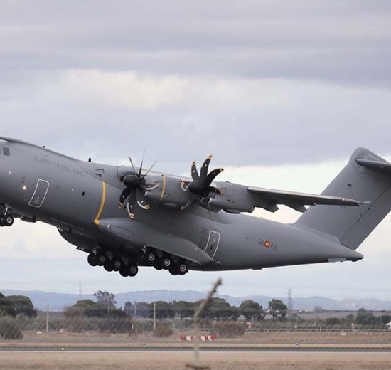 Pincha sobre la foto para ver en Flight Radar el recorrido del vuelo de entrega del segundo A400M del Ejército del Aire español.