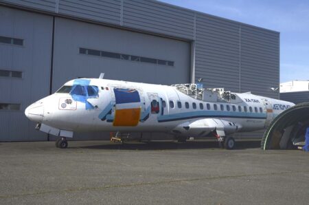 Célula del ATR 72XA-TAH de la recientemente cerrada Aeromar. Los componnentes heredados del EC-JCD son bastante evidentes.