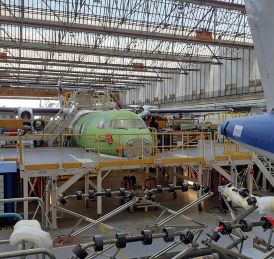 Cadena de montaje de ATR.