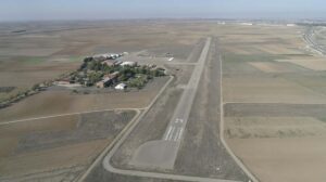Vista aérea del aeródromo de Ocaña.