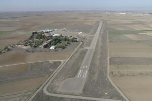 Vista aérea del aeródromo de Ocaña.