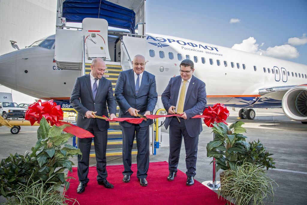 Aeroflot recibe su primer Boeing 737-800.