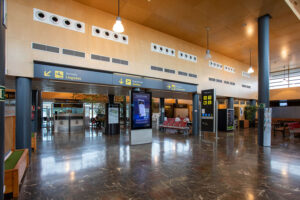 El aeropuerto de Burrgos fue el que más creció porcentualmente en pasajeros en julio, un 242,9 por ciento, hasta los 48 pasajeros.