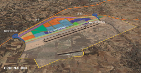 El proyecto del aeropuerto de El Álamos no incluye ampliar el aeródromo de Casarrubios, sino la construcción de un nuevo aeropuerto al lado.