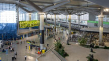 Zona de facturación del aeropuerto de Málaga.