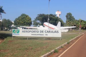 Acceso al aeropuerto de Carajás, uno de los once nuevos que gestionará Aena en Brasil.