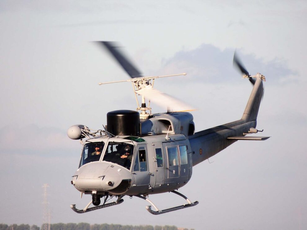Agusta Bell 212 de la tercera Escuadrilla de la Armada.