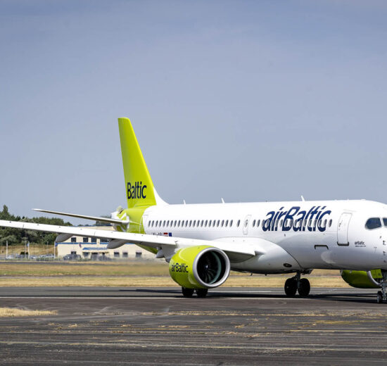 Airbus A220-300 de Air Baltic.