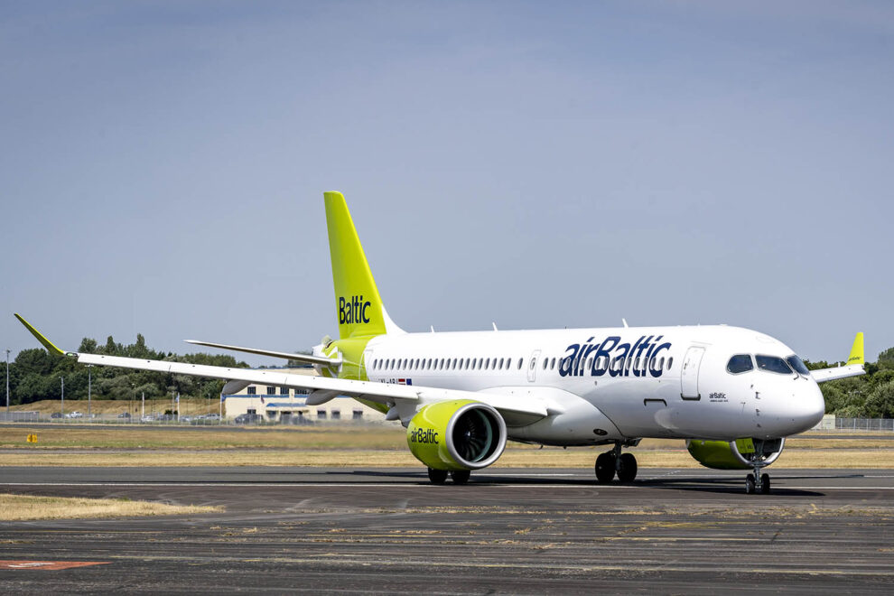Airbus A220-300 de Air Baltic.