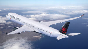 Airbus A350-1000 con colores de Air Canada.