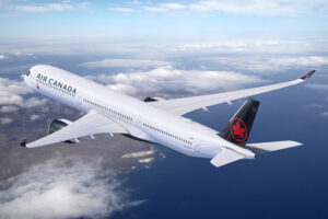 Airbus A350-1000 con colores de Air Canada.