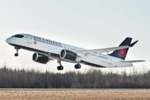 Primer despegue de un Airbus A220 destinado a Air Canada