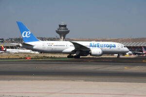 Air Europa volará tres veces por semana entre Madrid y Johhanesburgo.