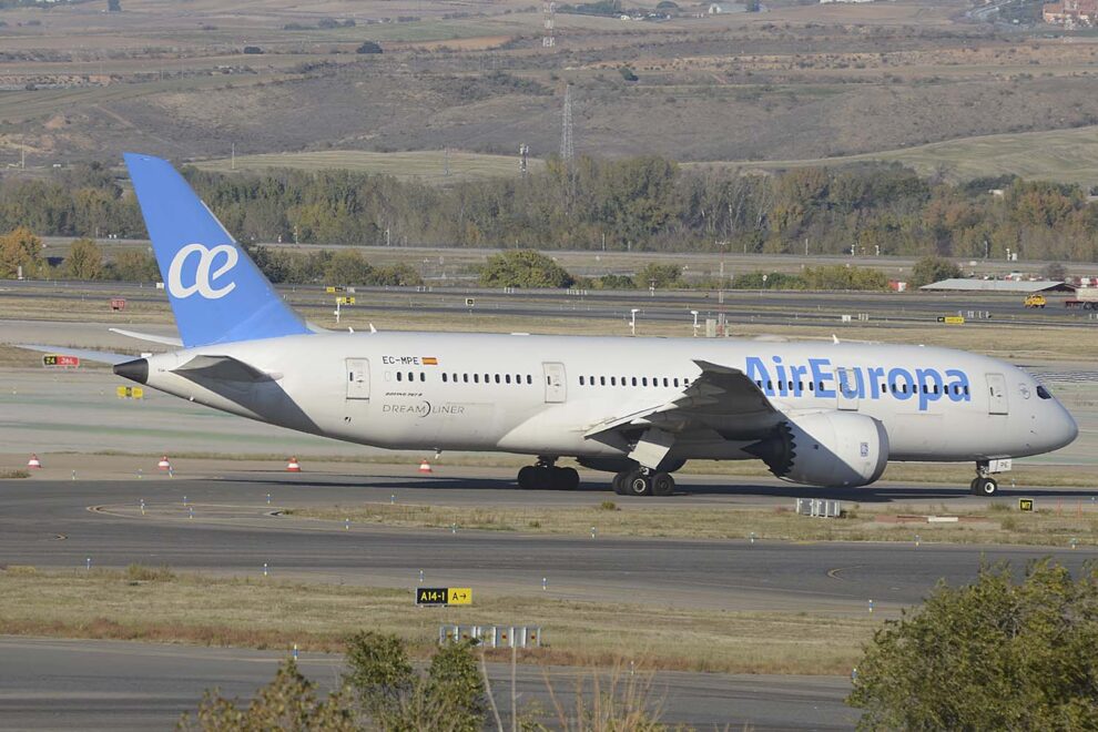 Los Boeing 787 de Aoir Europa volverán a Córdoba (Argentoina) en febrero de 2022.