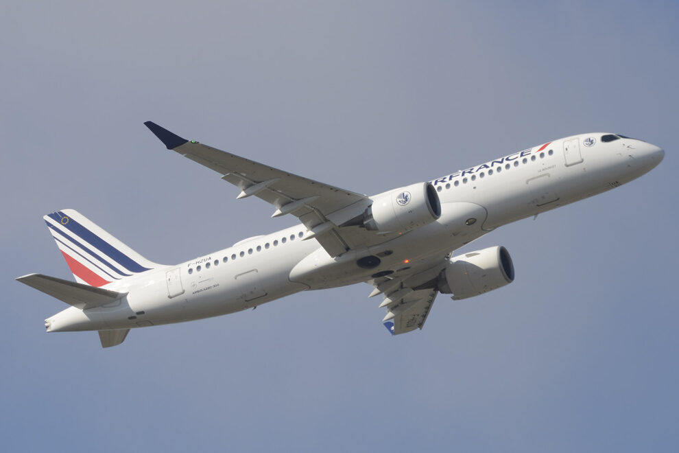 Entre las entregas de Airbus en septiembre estuvo el primer A220 a Air France.