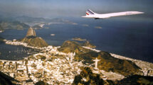 Concorde de Air France sobre Río de Janeiro.