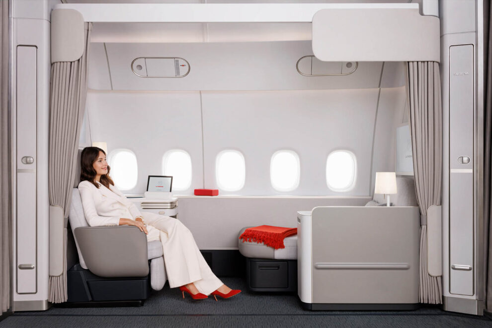 Nueva cabina de primera clase para los Boeing 777-300 de Air France.