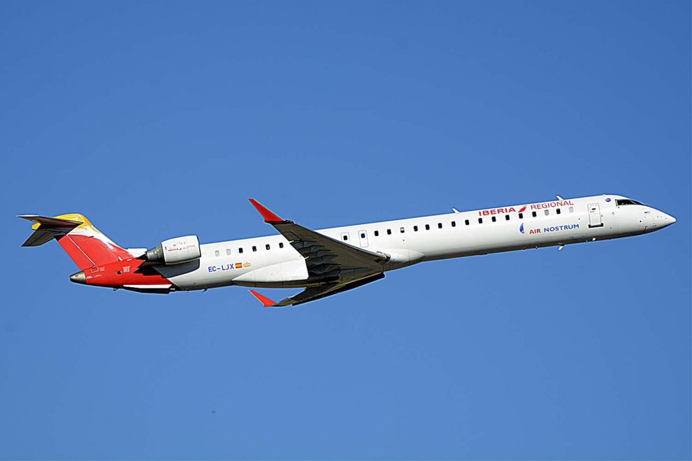 Los CRJ1000 de Air Nostrum volarán tres veces por semana a Chalons-Vatry desde Madrid.