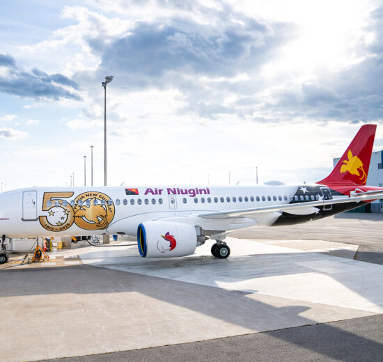 Entre las entregas de Airbus en septiembre, el primer A220 para Air Niguini.