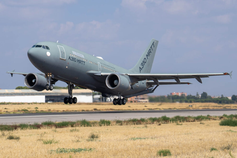 El A310MRTT en su último vuelo el 24 de septiembre.