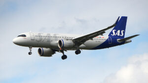 Con 43 unidades, el Airbus A320neo es el principal avión de corto radio de SAS.