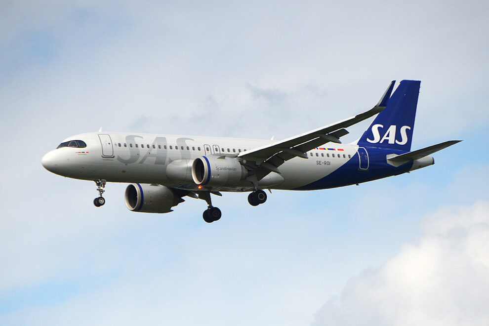 Con 43 unidades, el Airbus A320neo es el principal avión de corto radio de SAS.