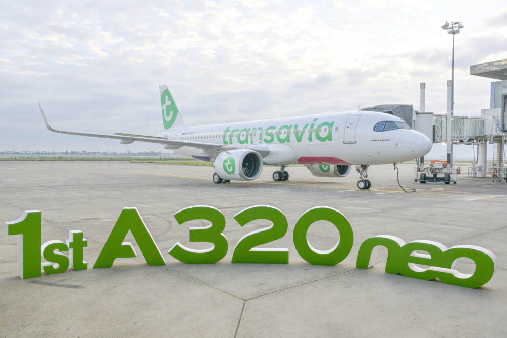 Entre las entregas de Airbus en abril estuvo el pimer A320neo para Transavia France.