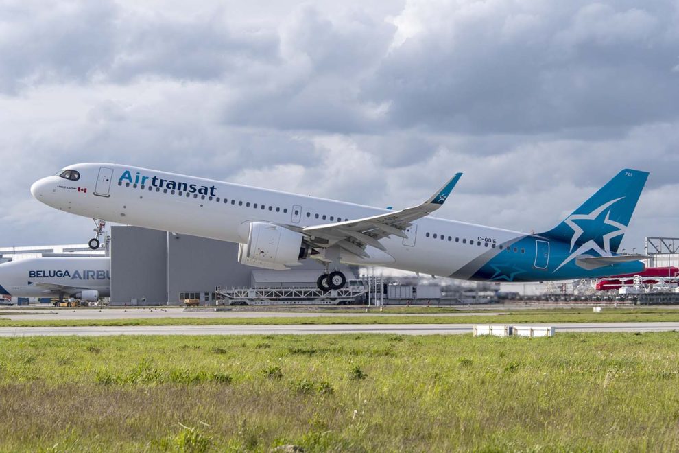 Los nuevois Airbus A321LR de Air Transat sustutuirán a los A310-300 que serán retirados de servicio en abril de 2020.