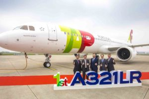 Entrega del primer A321LR de TAP Air Portugal.