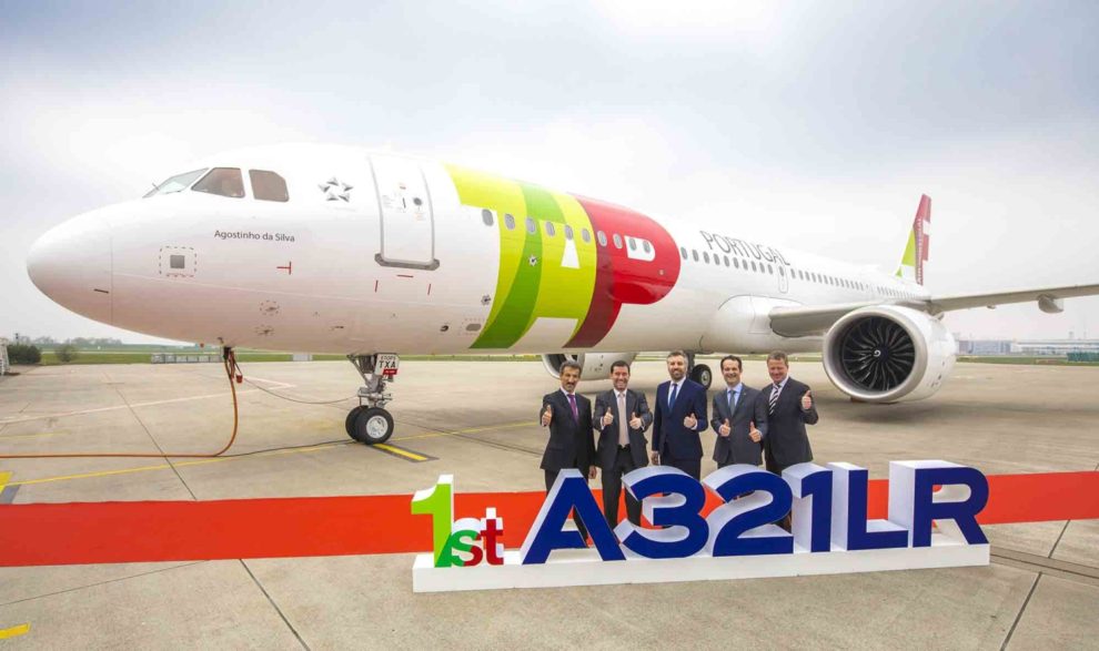 Entrega del primer A321LR de TAP Air Portugal.