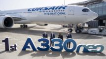 Entre las entregas de Airbus en el mes de marzo estuvo el primer A330-900 para la francesa Corsair.