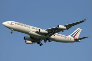 El Airbus A340 F-FAJB, uno de los dos que Francia ha vendido en subasta.