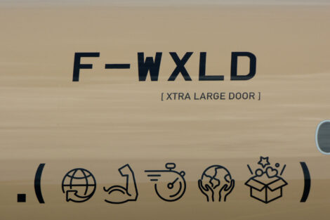 La matrícula del A350F explicada
