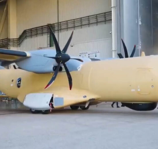 España ha sido un importante cliente de Airbus en 2025. En la foto el primer C295 MSA para el Ejército del Aire y del Espacio.