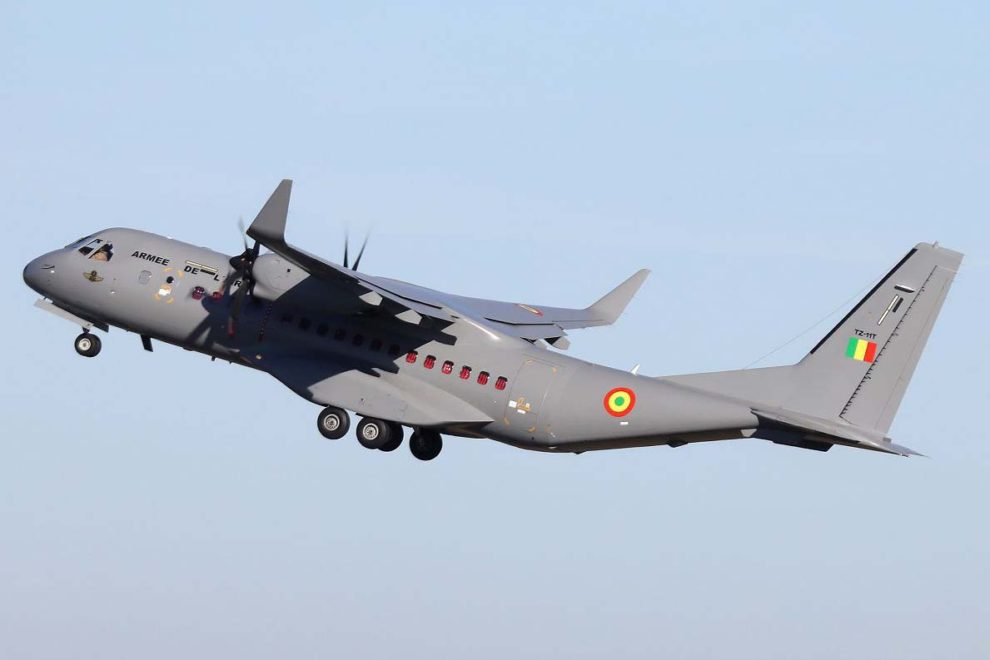 El primer Airbus C295 de Mali.