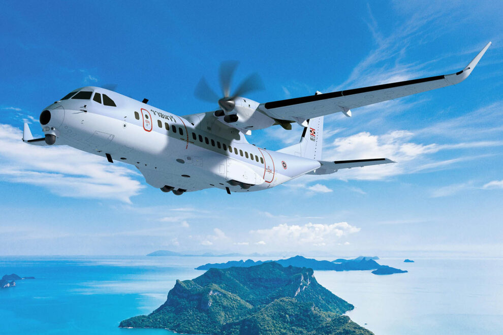 Airbus C295 con los colores de la Marina de Tailandia.