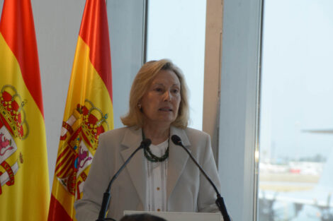 Amparo Valcarce, secretaria de Estado de Defensa.