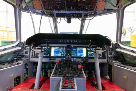 Cockpit del primer C295MPA del Ejército del Aire y del Espacio.