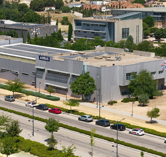 Edificio del Campus Digital de Airbus Helicopters en Albacete.