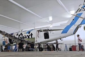 El Citation VII de Airbus Next en proceso de modificación.