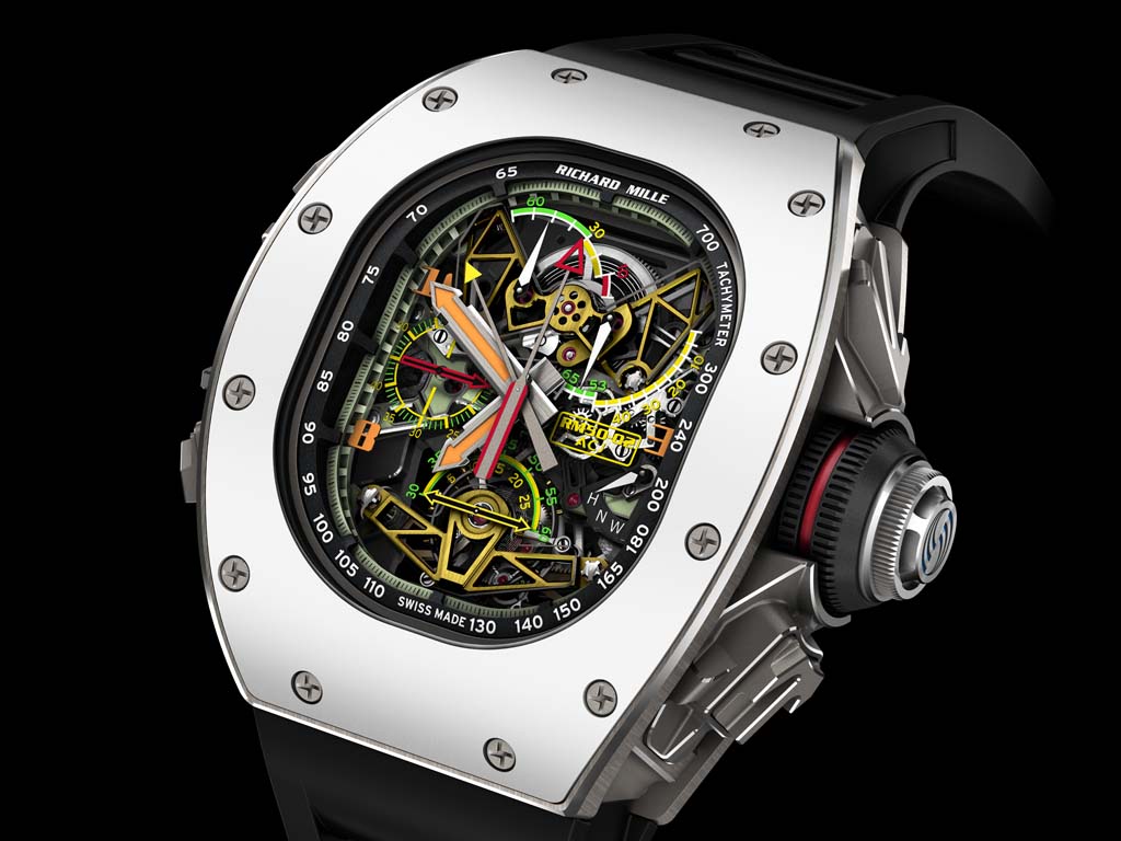 El nuevo reloj de Richard Mille rinde homenaje a los aviones de Airbus.