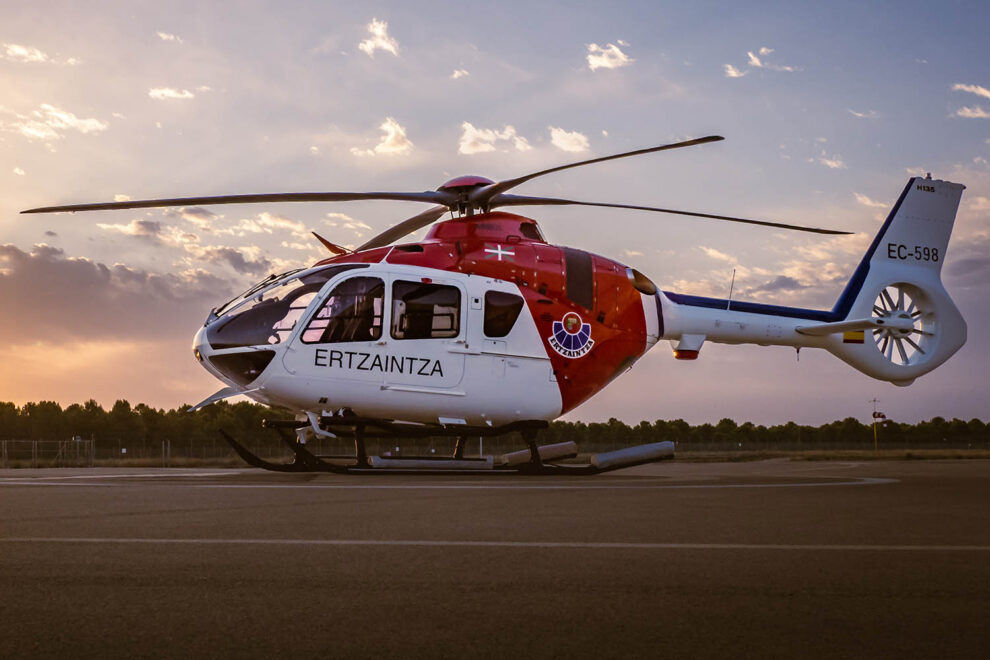 Segundo Airbus Helicopters H135 para la Ertzaintza.