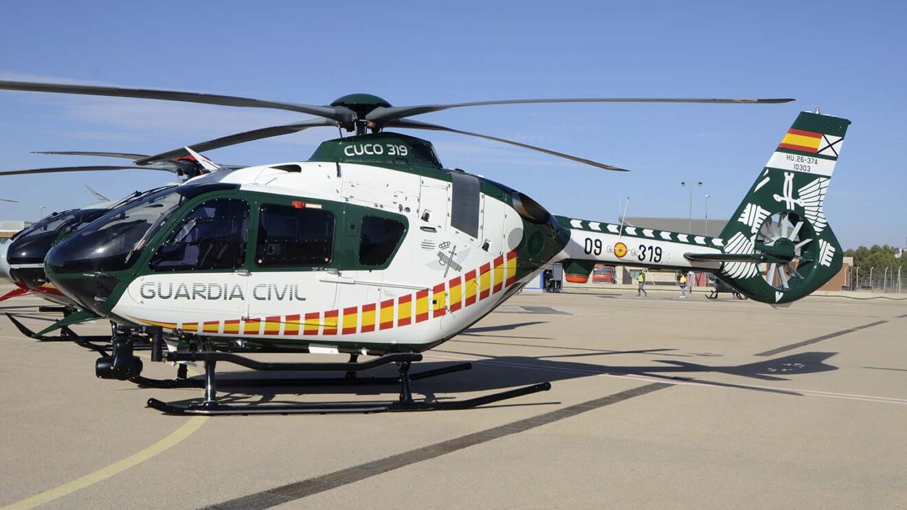Segundo Airbus Helicopters H135 de la Guardia Civil con los nuevos colores.