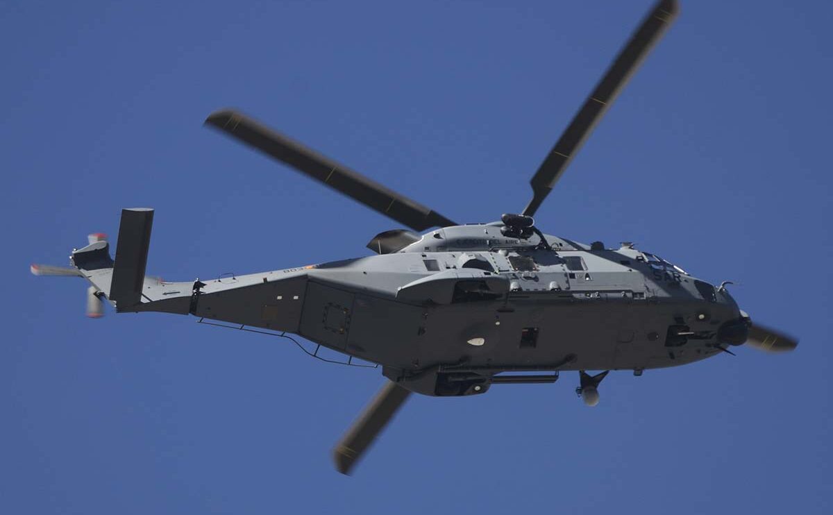 Primera participación del NH90 Lobo del Ejército del Aire.